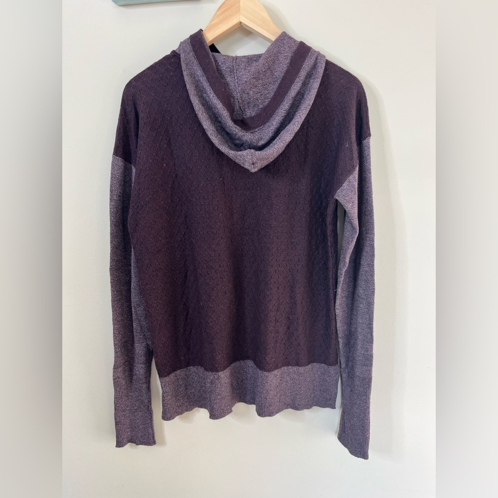 Smartwool Shadow Pine Pullover Hooded Top Size Me… - image 2